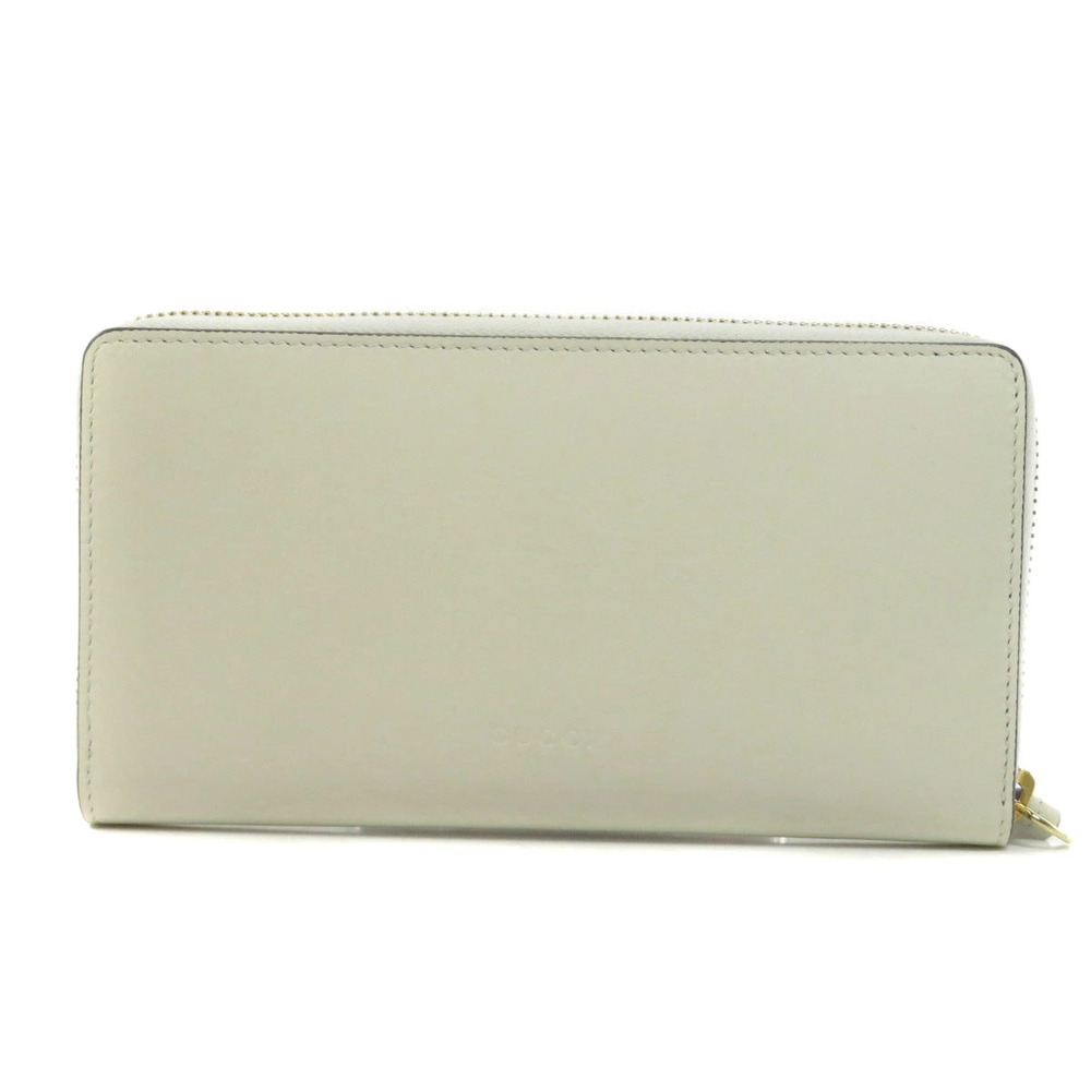 Gucci Rion Long Wallet Marmont Leather GG Black